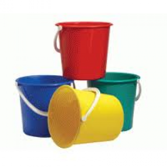 2 GALL PLASTIC BUCKET YELLOW