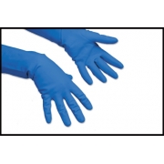 RUBBER GLOVES BLUE SML