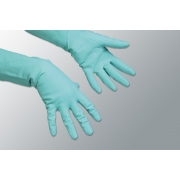 RUBBER GLOVES GREEN SML
