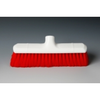 HYGIENE BROOM HEAD SOFT RED 12"