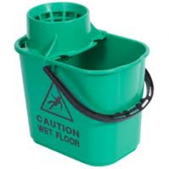 PLASTIC MOP BUCKET GREEN