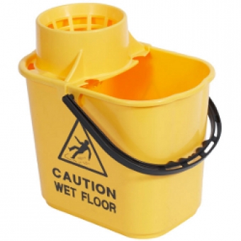 PLASTIC MOP BUCKET YELLOW