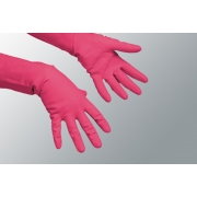 RUBBER GLOVES RED SML
