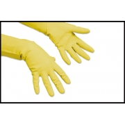 RUBBER GLOVES YELLOW SML