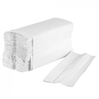 C-FOLD TOWELS WHITE 2PLY